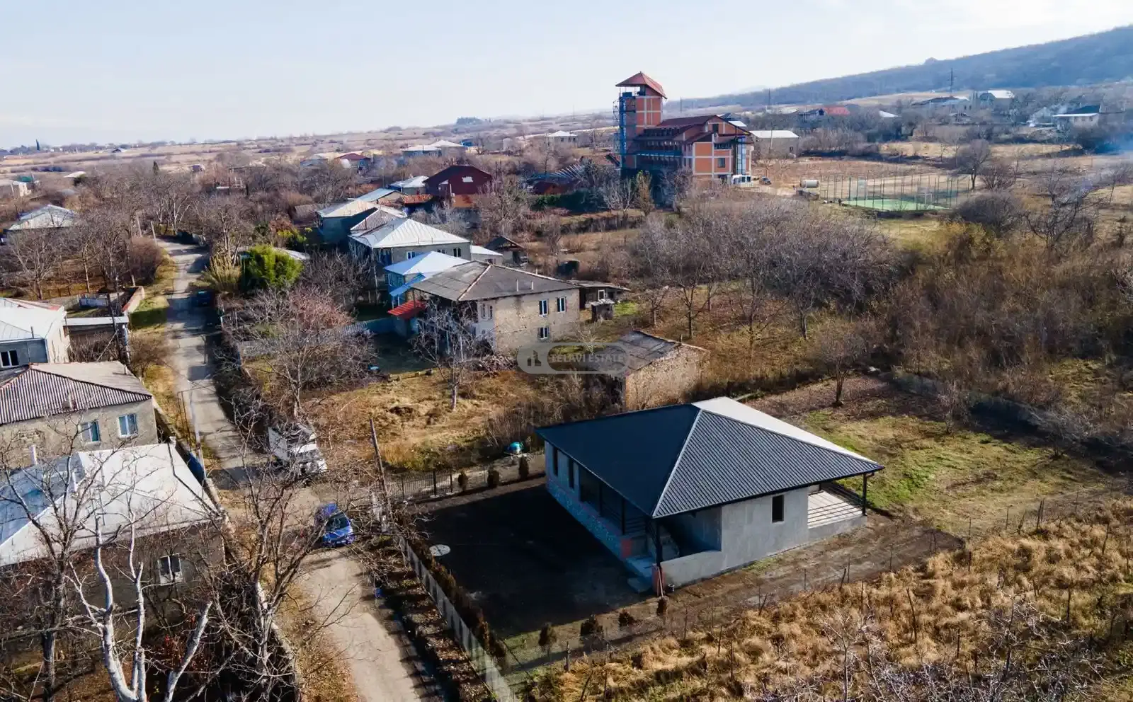 ახალი აშენებული სახლი იყალთოში